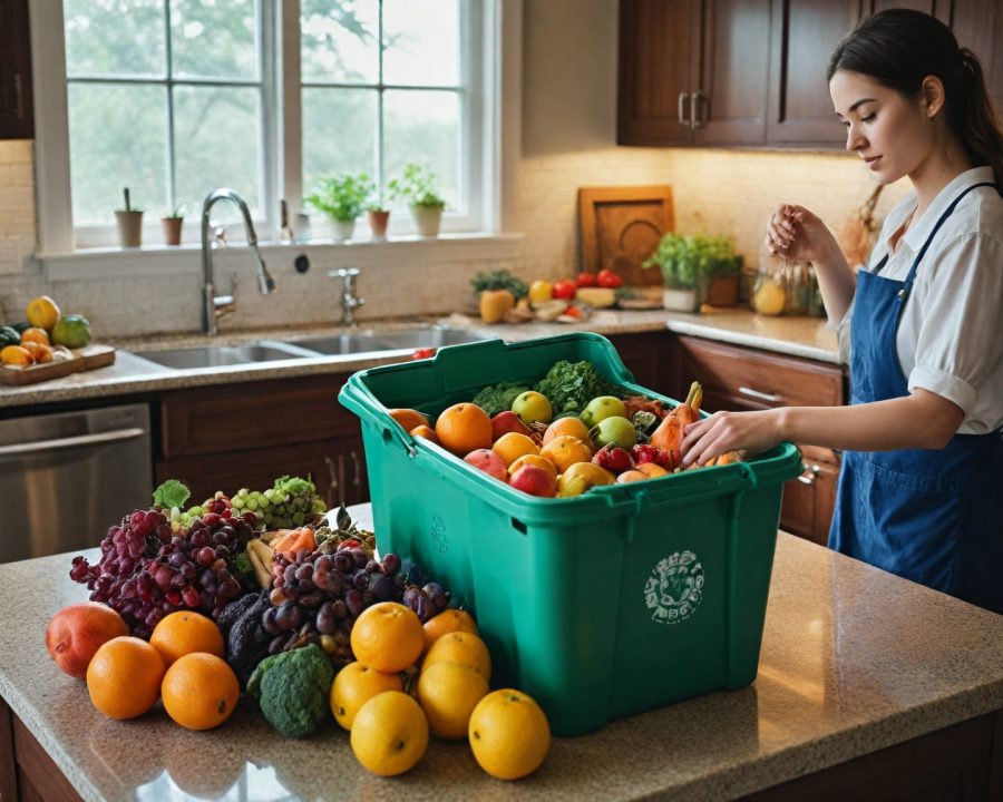 como reduzir o desperdício de alimentos e reciclar de forma eficiente