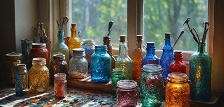 Como criar artesanato com vidro reciclado: ideias práticas
