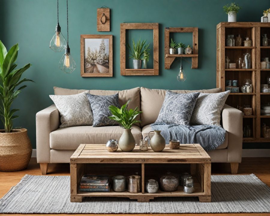 Como decorar sua casa com materiais recicláveis de forma criativa