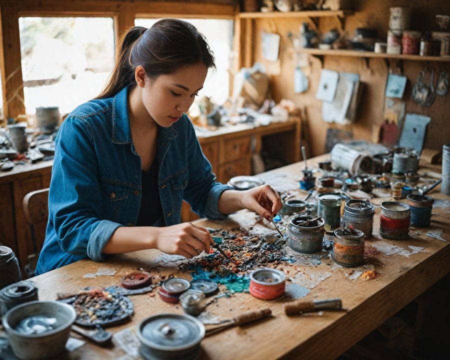 Como criar artesanato criativo com recicláveis em casa