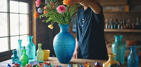 Como criar artesanato sustentável com vidro reciclado